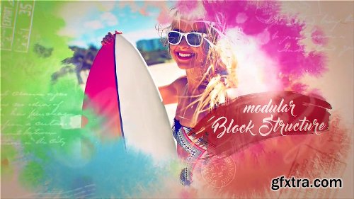 Videohive Watercolor Slideshow 17733386