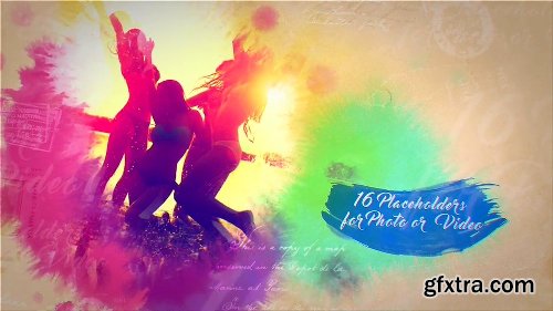 Videohive Watercolor Slideshow 17733386