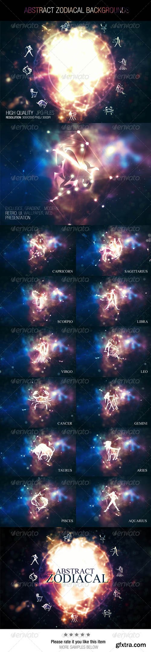 GR - Abstract Zodiacal Backgrounds 7767663