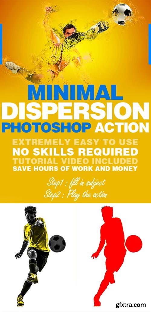 GraphicRiver - Minimal Dispersion Photoshop Action - 19176826