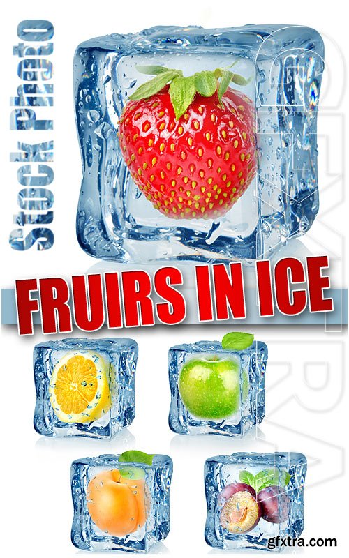 Fruits in ice - UHQ Stock Photo