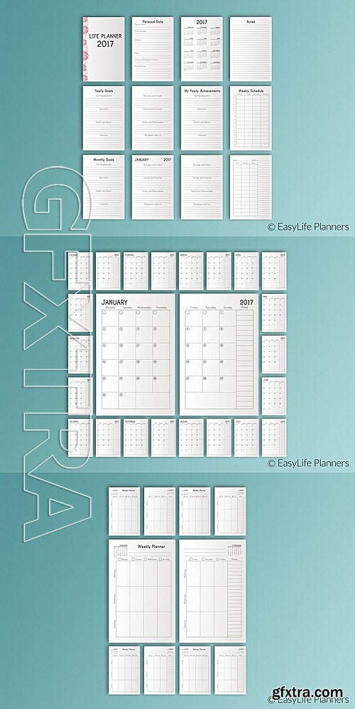 CM - 2017 PLANNER Half Size Printable 1131378