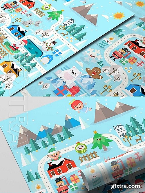 CM - Xmasland Christmas poster design 1129296