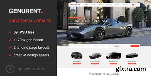 ThemeForest - Genurent - Car Rental Service PSD Template 15232992