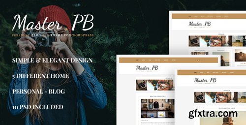 ThemeForest - Master PB - Personal Blog PSD 17246723