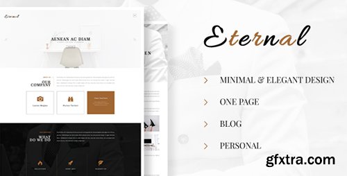 ThemeForest - Eternal - Personal Elegant Blog PSD 16650875