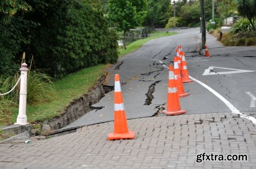 Collection of earthquake destruction of the ruins of tragedy crack 25 HQ Jpeg