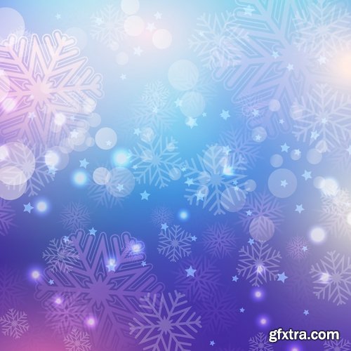 Collection of logo 2017 Christmas New Year background is card gift card 25 EPS