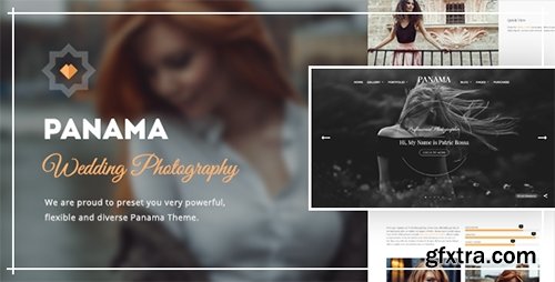 ThemeForest - Photography WordPress Theme: Portfolio & Transitions: Panama v1.9.4 - 11830820