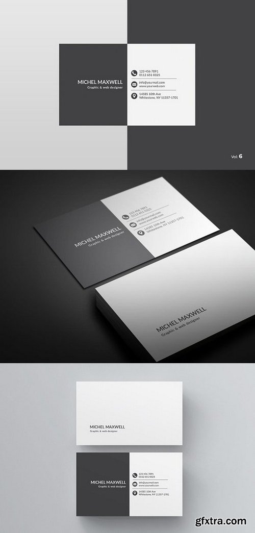 CM - Black & White Business Card 984235