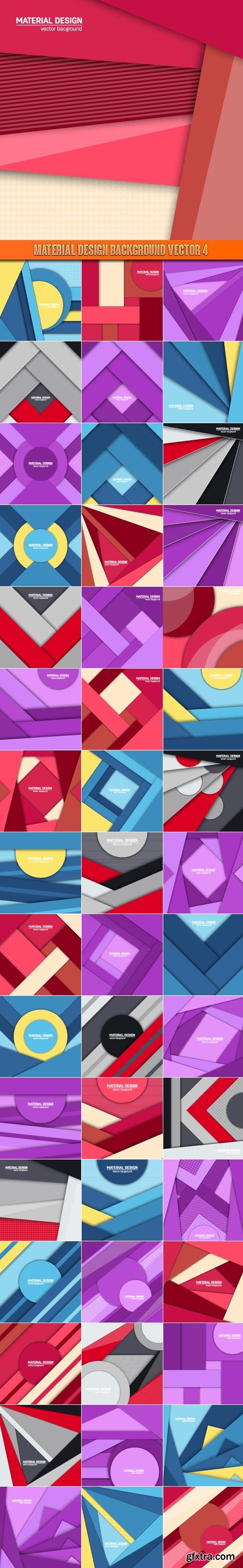 Material design background vector 4