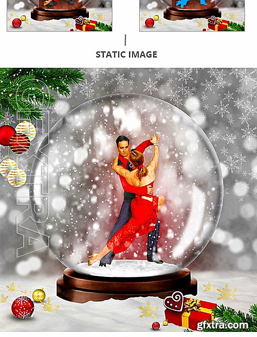 GraphicRiver - Gif Animated Snow Globe Photoshop Action 19202214