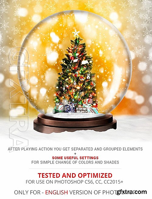 GraphicRiver - Gif Animated Snow Globe Photoshop Action 19202214