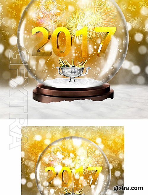 GraphicRiver - Gif Animated Snow Globe Photoshop Action 19202214