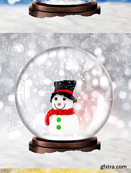 GraphicRiver - Gif Animated Snow Globe Photoshop Action 19202214