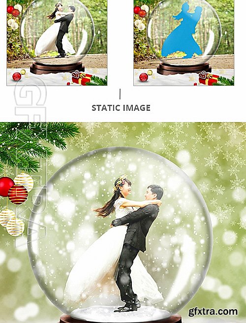 GraphicRiver - Gif Animated Snow Globe Photoshop Action 19202214