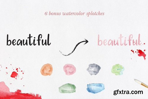 CreativeMarket Barberry Font + Extras 1123473