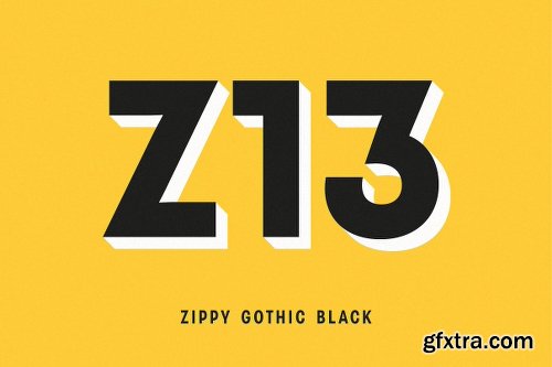 CreativeMarket Zippy Gothic 1120340