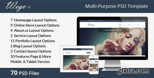 ThemeForest - Wego | Multi-Purpose PSD Template 7317250