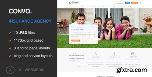 ThemeForest - Convo - Insurance Agency PSD Template 13634424