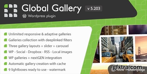 CodeCanyon - Global Gallery v5.203 - Wordpress Responsive Gallery - 3310108