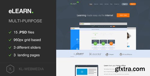 ThemeForest - eLearn - Multi-Purpose PSD Template 6885815