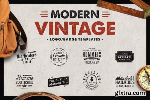 CreativeMarket Modern Vintage - Logo Templates 1134572