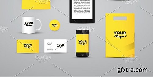 CreativeMarket Identity Corporate Mockup 1123486