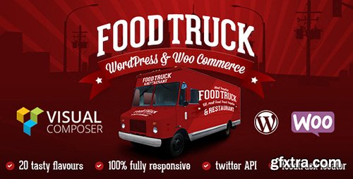 ThemeForest - FoodTruck v5.2 - Burger Lover - Food Truck & Restaurant 20 Styles - WP Theme - 6932121