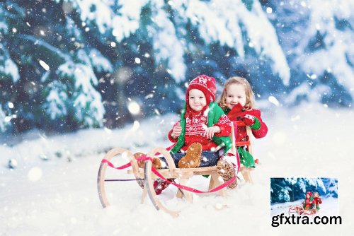 CreativeMarket Let It Snow! Photoshop Action 1120372