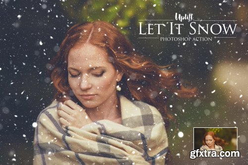 CreativeMarket Let It Snow! Photoshop Action 1120372