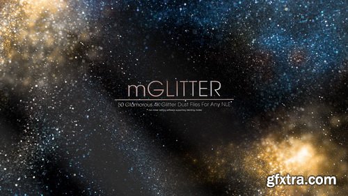 motionVFX - mGlitter 50 Glamorous 4K Glitter Dust Files