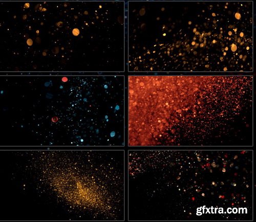 motionVFX - mGlitter 50 Glamorous 4K Glitter Dust Files