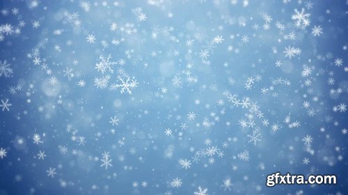 Falling snowflakes, snow background