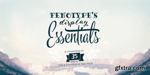 Fenotype’s Display Essentials BUNDLE - 35 Fonts