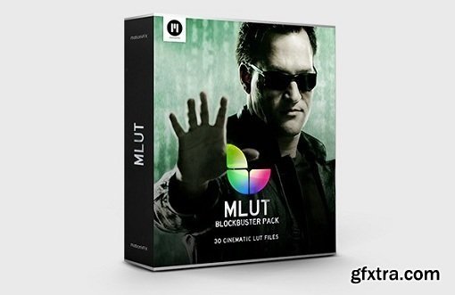 mLUT Blockbuster Pack - 30 Professional Cinematic Color Look-Up Tables (Win/Mac)