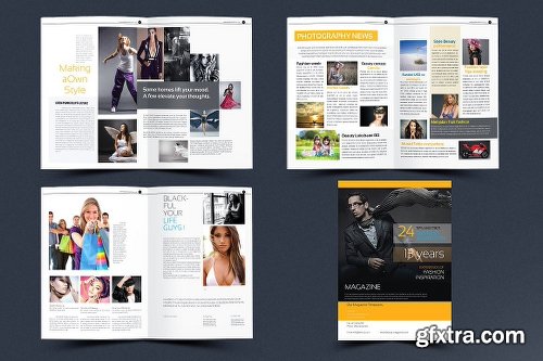 CreativeMarket Fashion Magazine 1112459