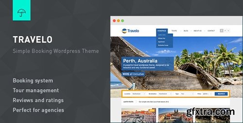 ThemeForest - Travelo v3.1 - Responsive Booking Wordpress Theme - 4489110