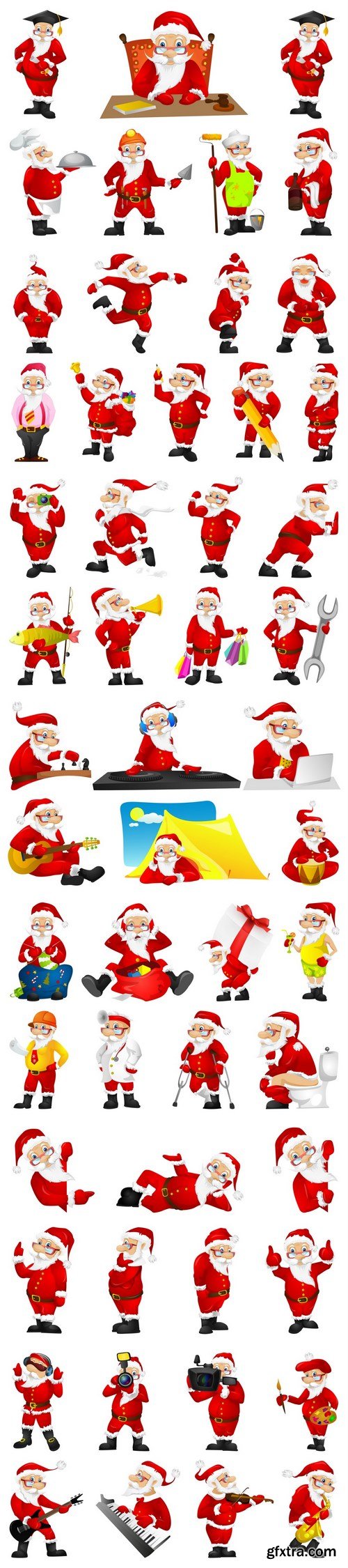 Life and style Santa Claus 2 - 7xEPS