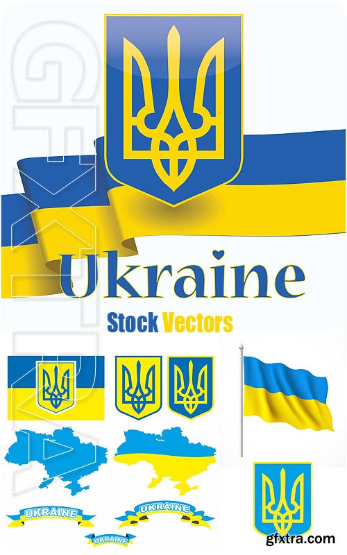 Ukraine symbols - Stock Vectors