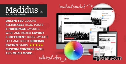 ThemeForest - Madidus v1.2.8 - Blog & Magazine Theme - 4690753