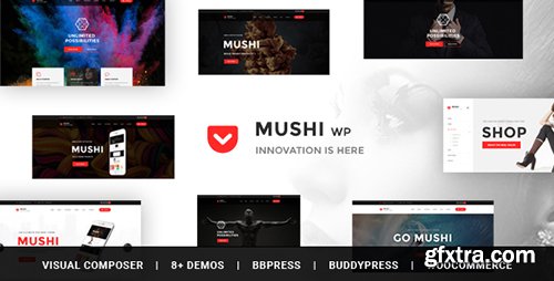 ThemeForest - Mushi v1.2 - Responsive Multi-Purpose WordPress Theme - 16063408