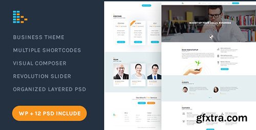 ThemeForest - Bplus v1.8 - Business & Consultancy WordPress Theme - 13003197