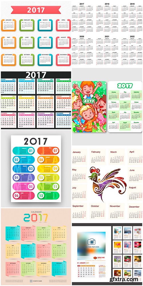 Calendar 2017 - 8 EPS