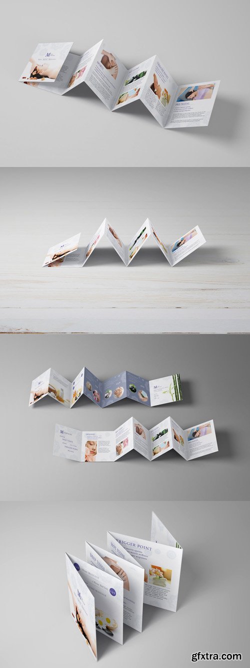 Square Mini Brochure Seven Panel Mockups 01