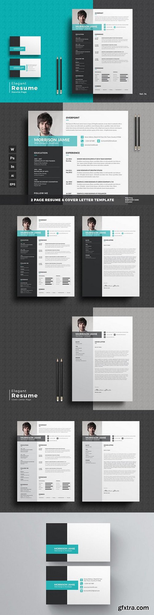 CM - Elegant Resume/CV Template 941957