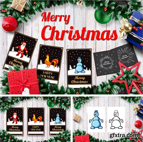 CM 1127113 - Christmas Set of Cards