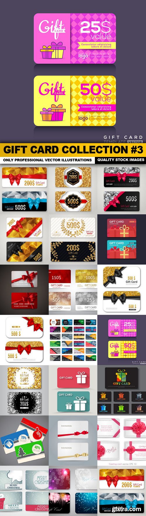 Gift Card Collection #3 - 20 Vector