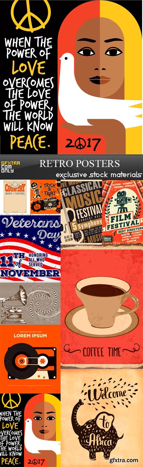 Retro Posters - 10 x JPEGs