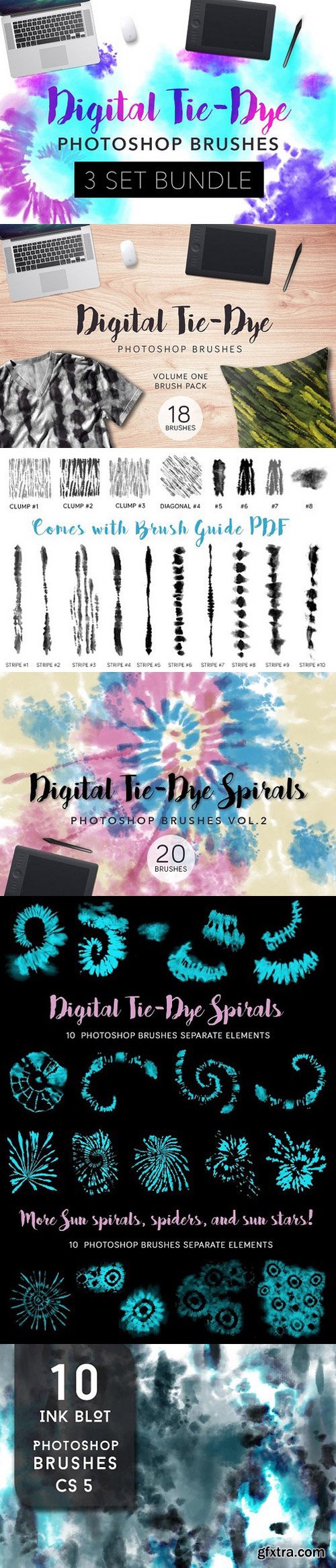 CM - Digital Tie-Dye Bundle 926545